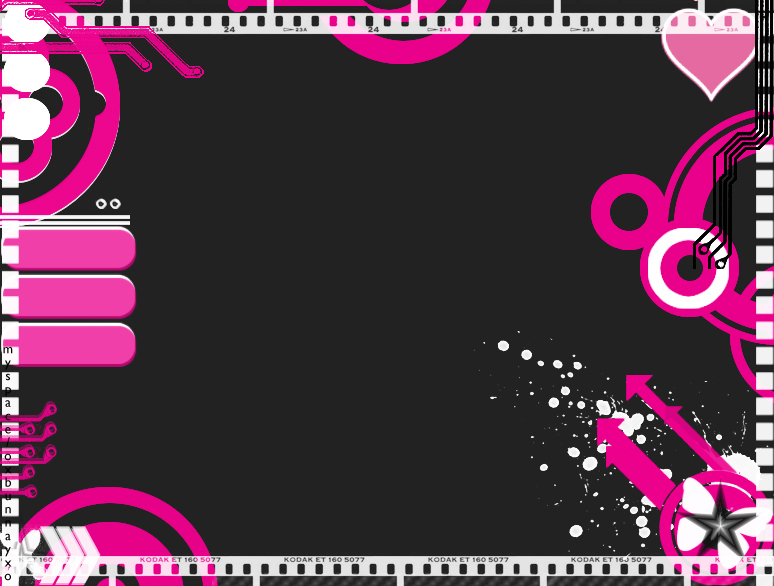 Pink And Black Myspace Layouts 68